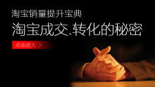 淘宝成交网店秘密流量、销量提升店铺优化宝典淘宝推广
