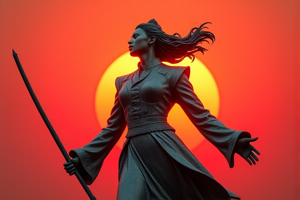 赵一曼烈士塑像