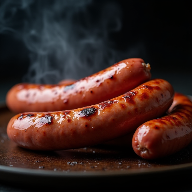 黑猪肉烟汁烤肠