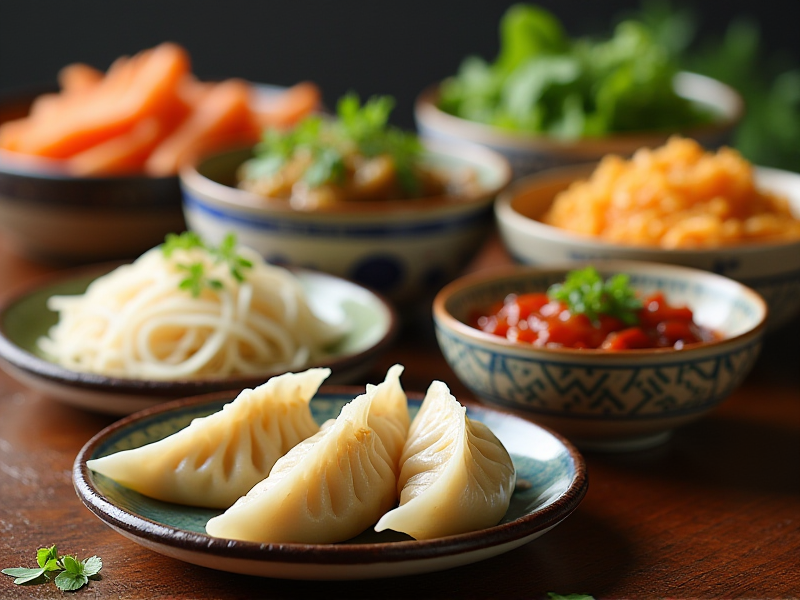 中国传统主食展示