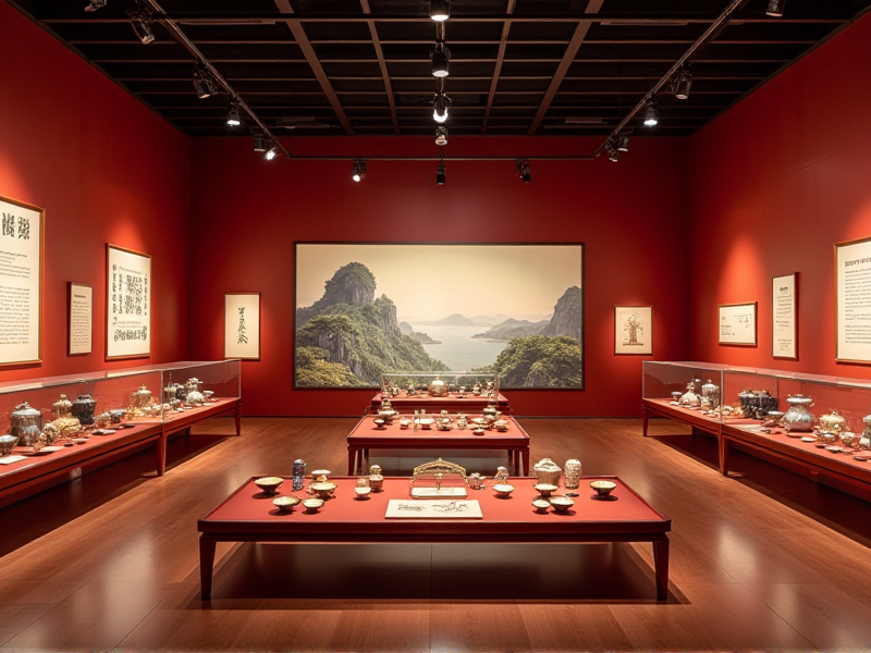 茶文化馆内景
