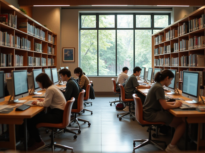 图书馆阅读区