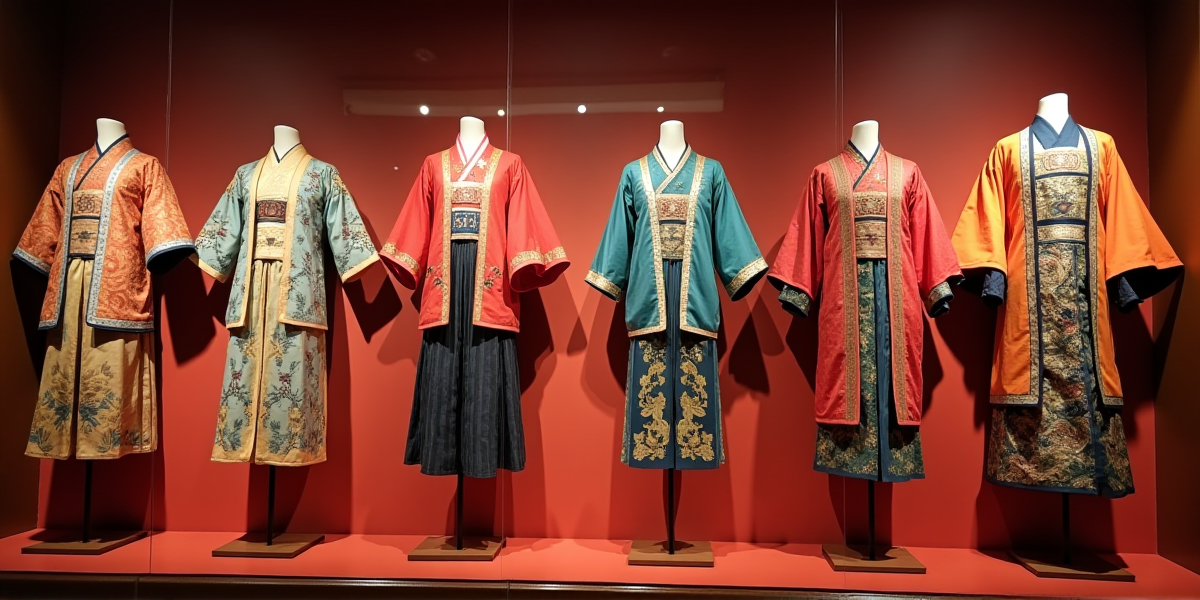 中国传统服饰展示