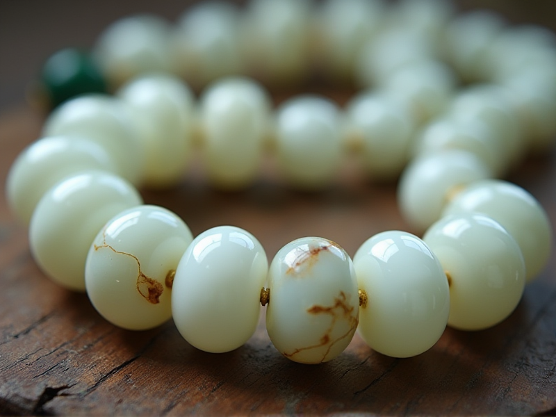 和田玉项链-细节