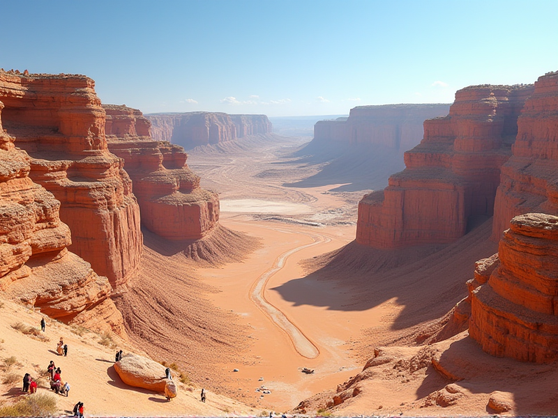 靖边波浪谷,壮观的地貌景观