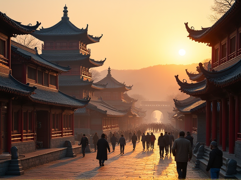 榆林古城,古代城墙和传统建筑