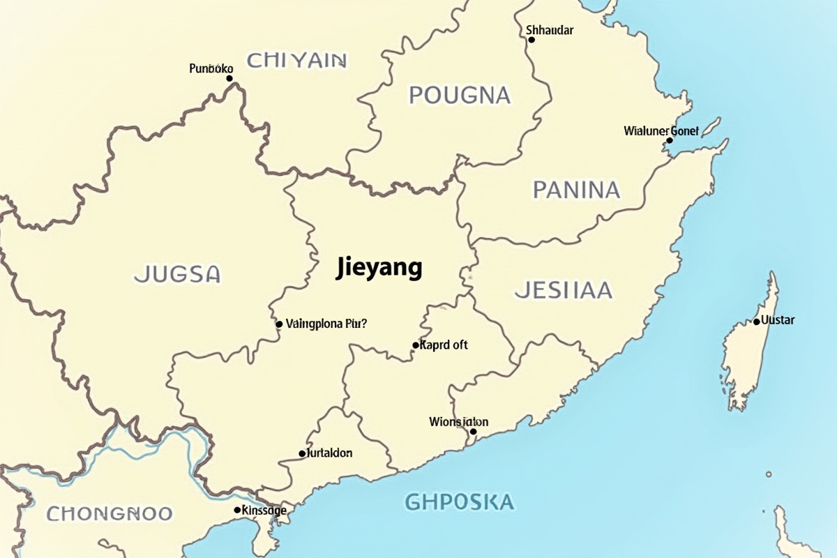 揭阳地理位置图