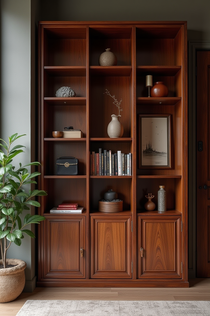 新中式书柜