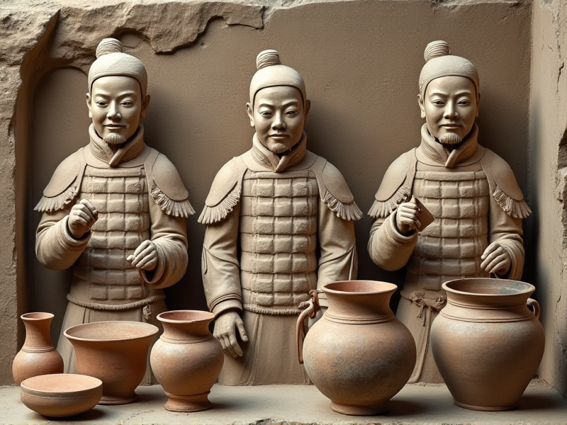 兵马俑细节