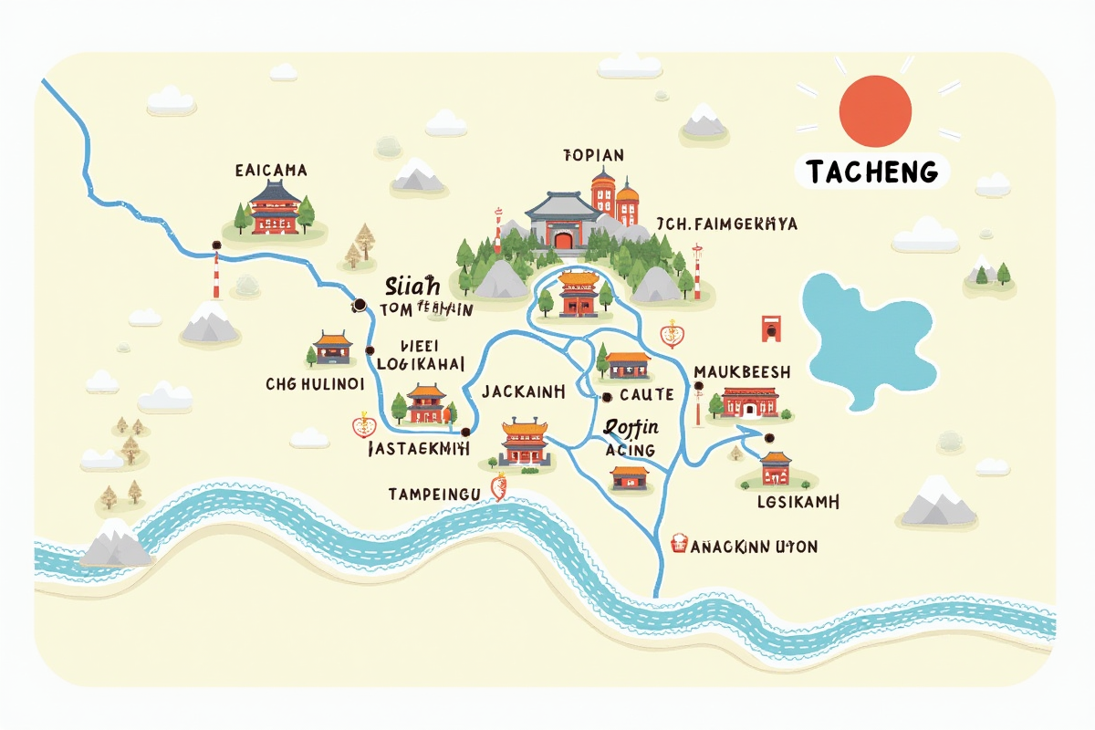 塔城��游地图