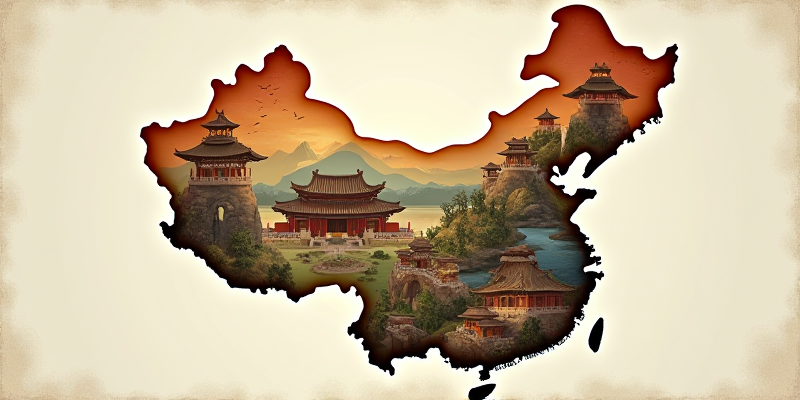 中国非遗分布图