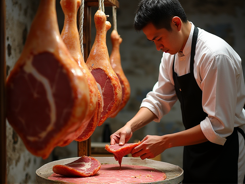 火腿制作工艺